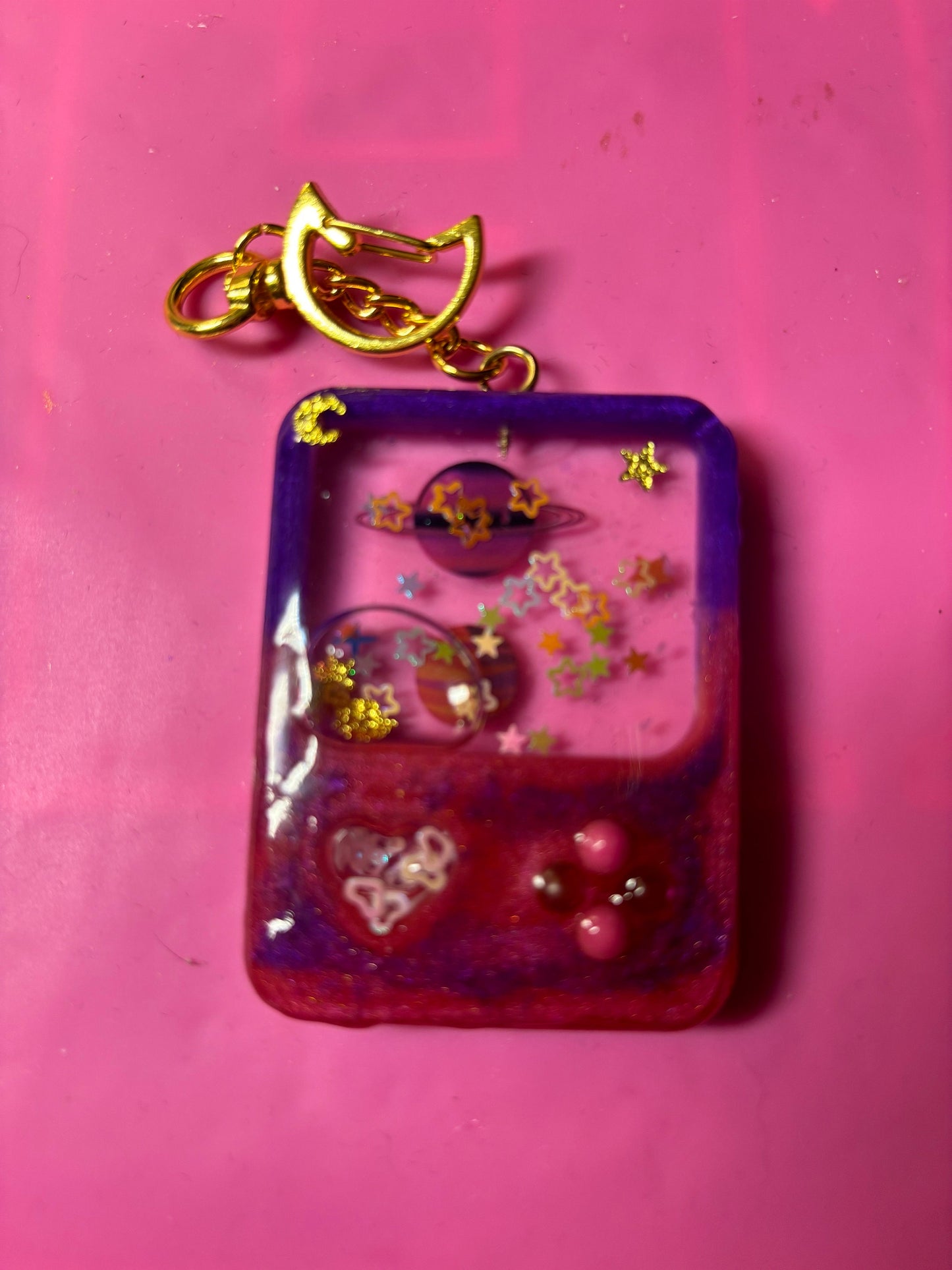 Shaker Resin Keychains