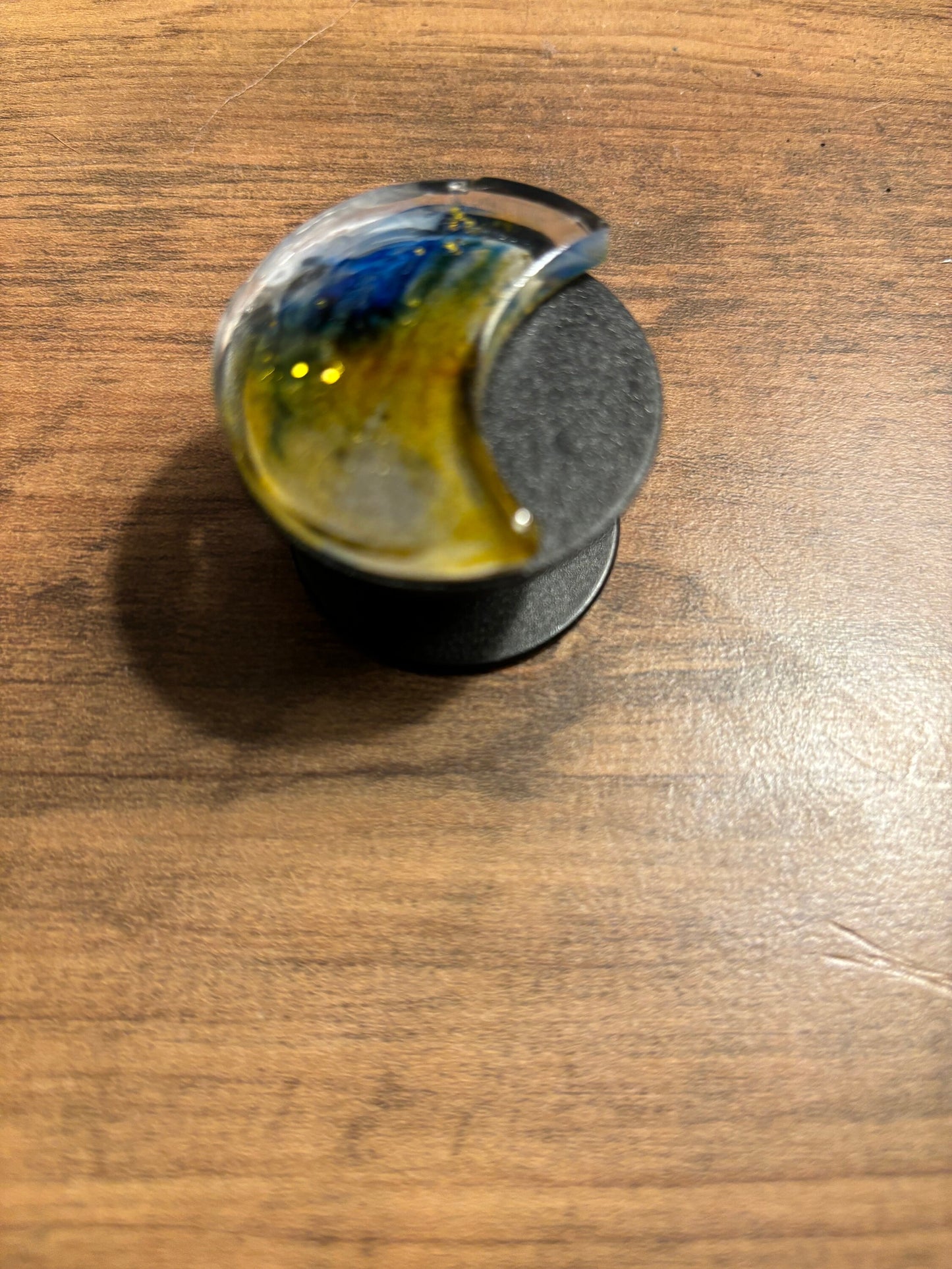 Crescent Moon Resin Phone Grippers