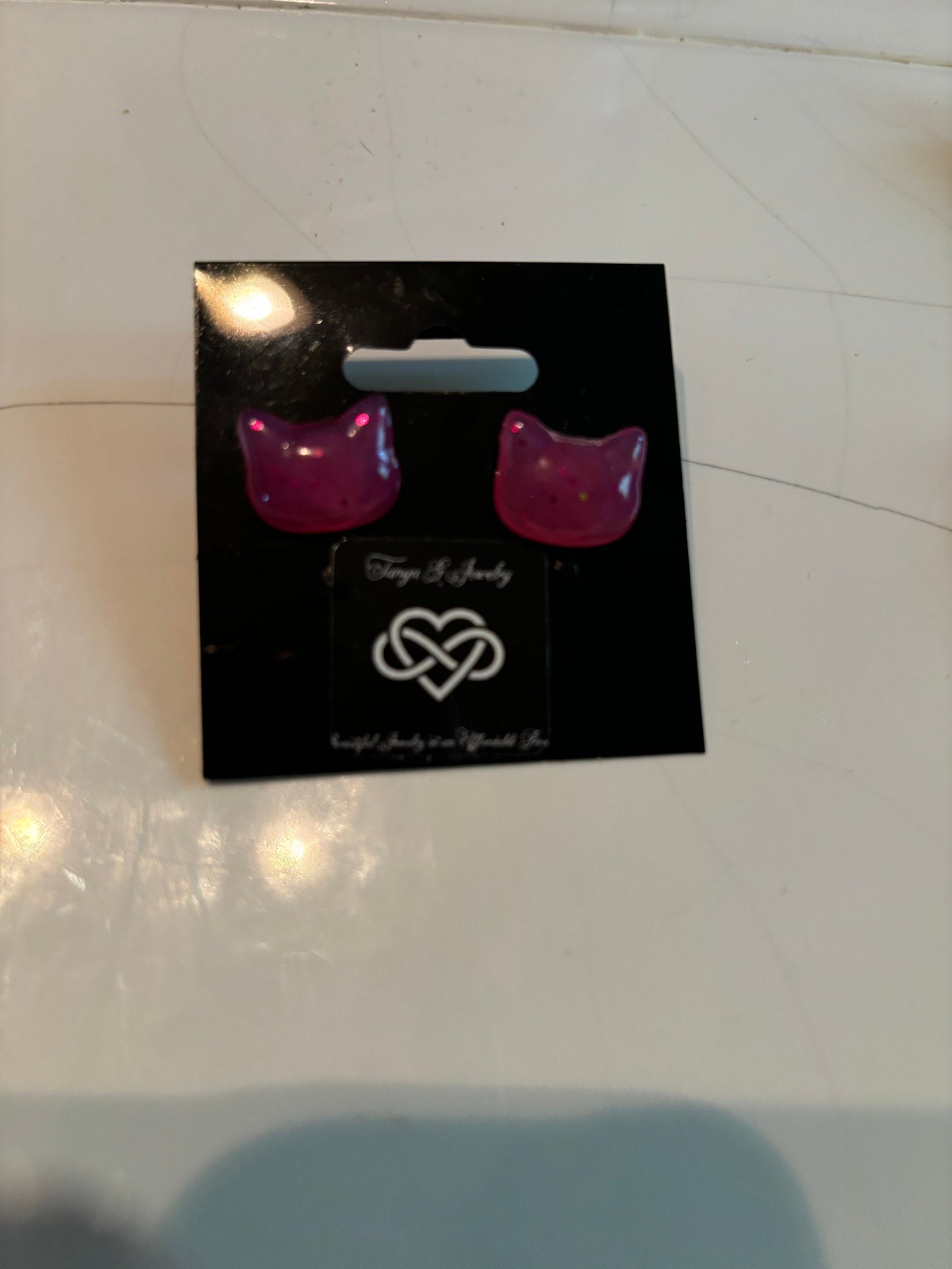 Cat Stud Earrings