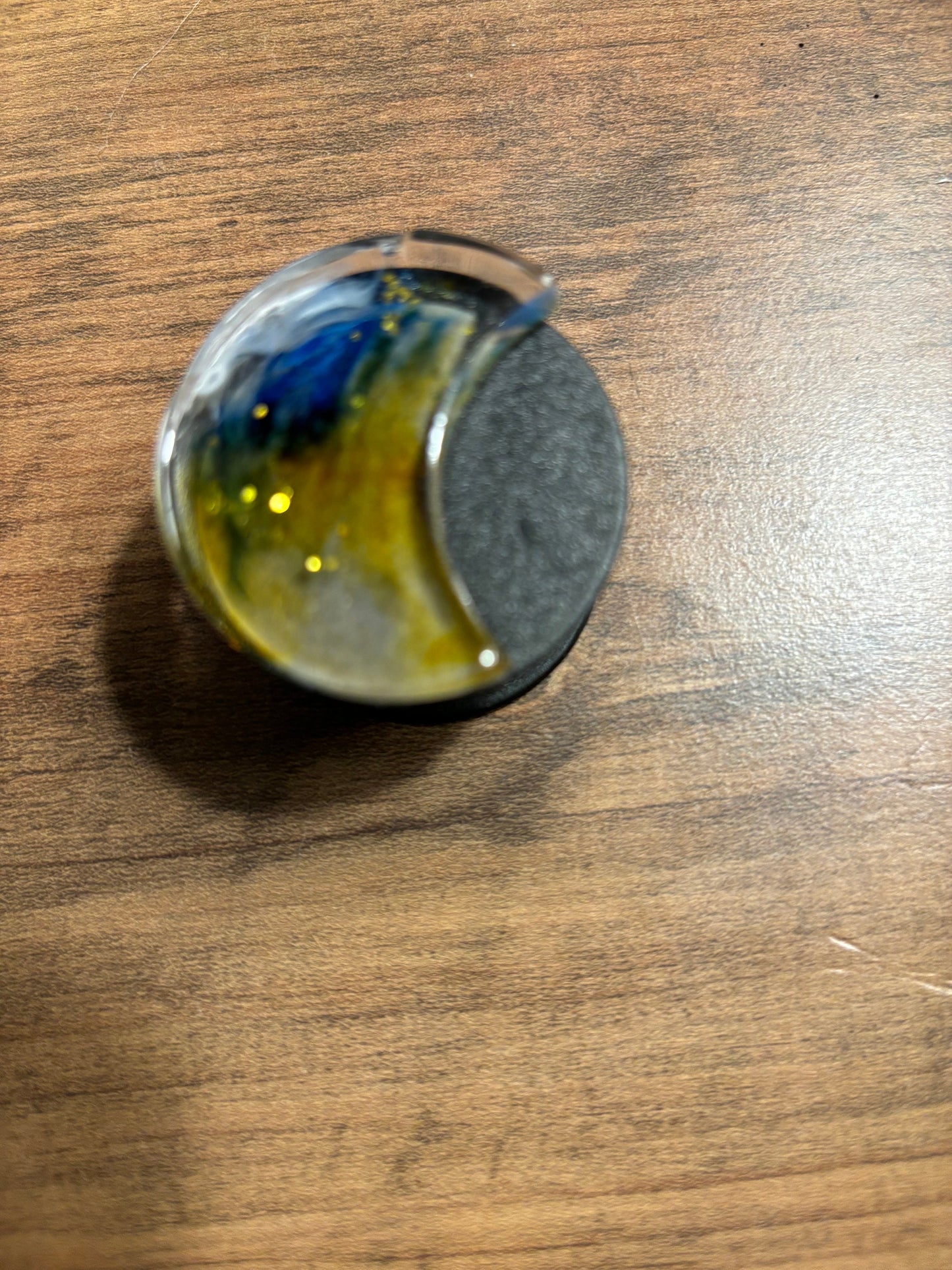 Crescent Moon Resin Phone Grippers
