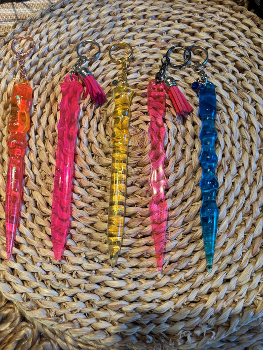 Bright Resin Keychains