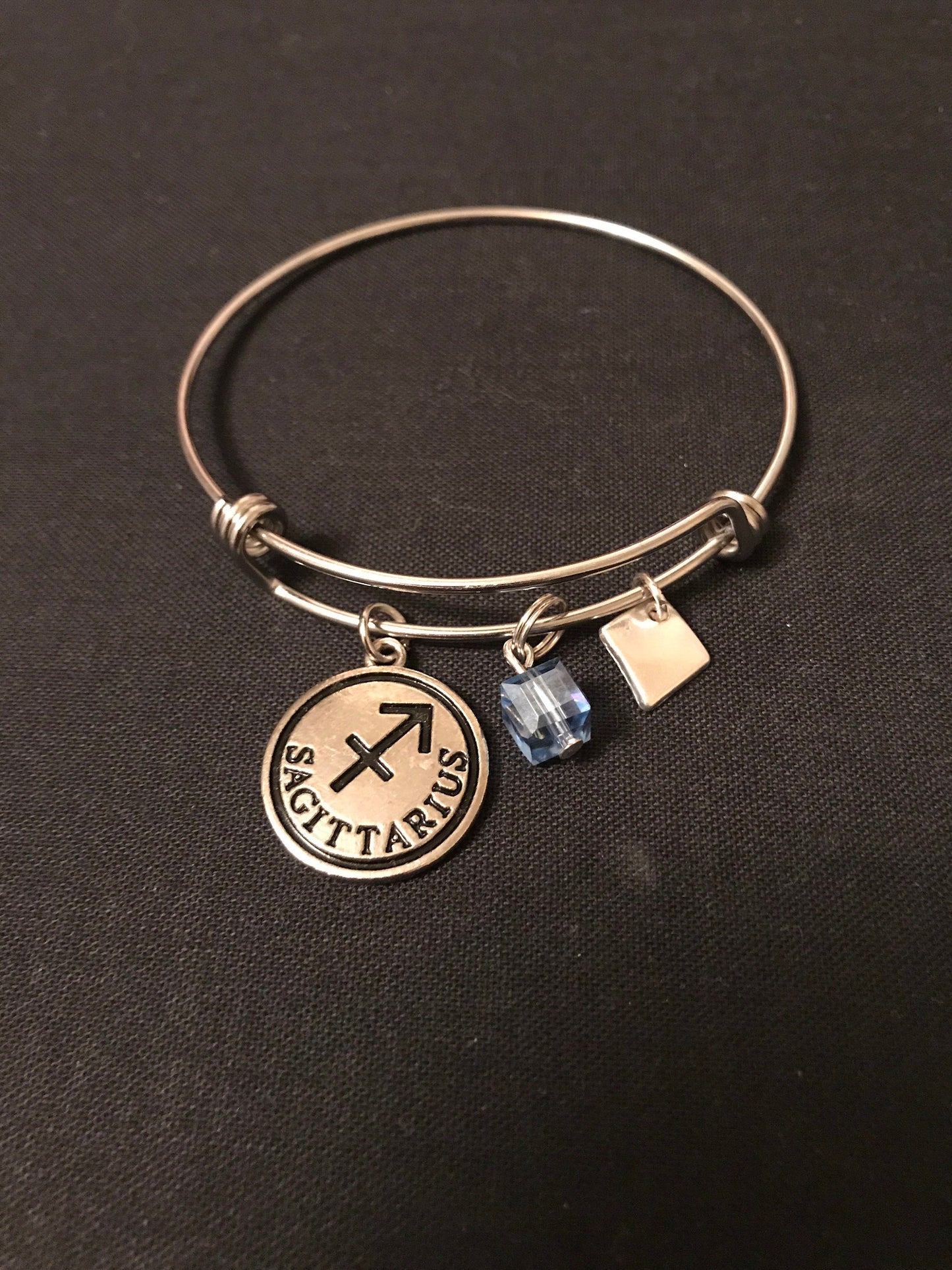 Zodiac Bangles with Birthstone Crystals