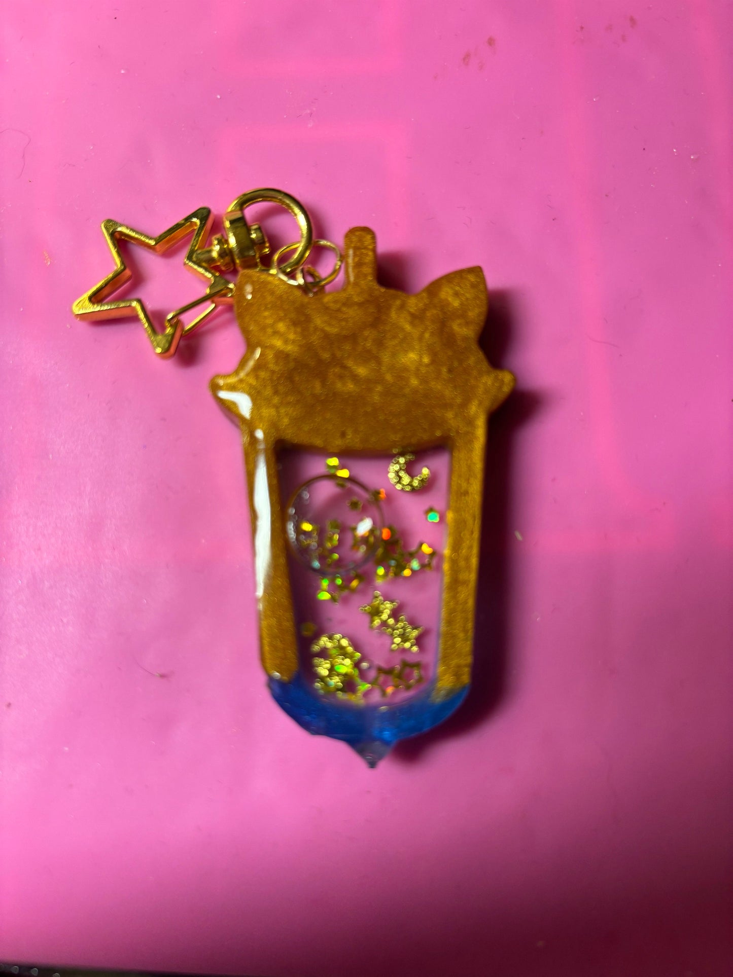 Shaker Resin Keychains