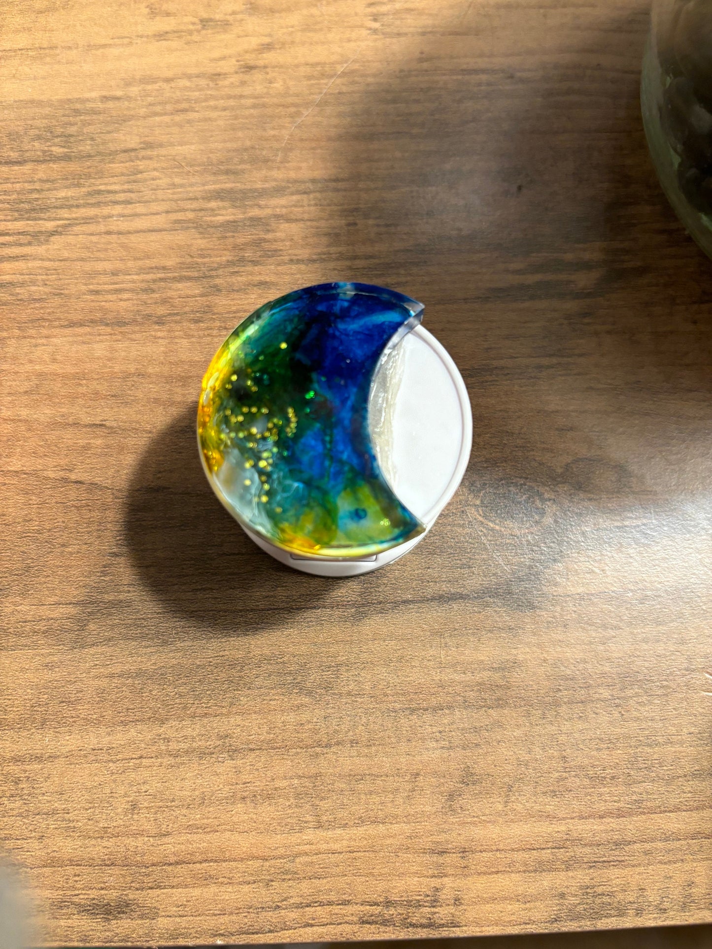 Crescent Moon Resin Phone Grippers