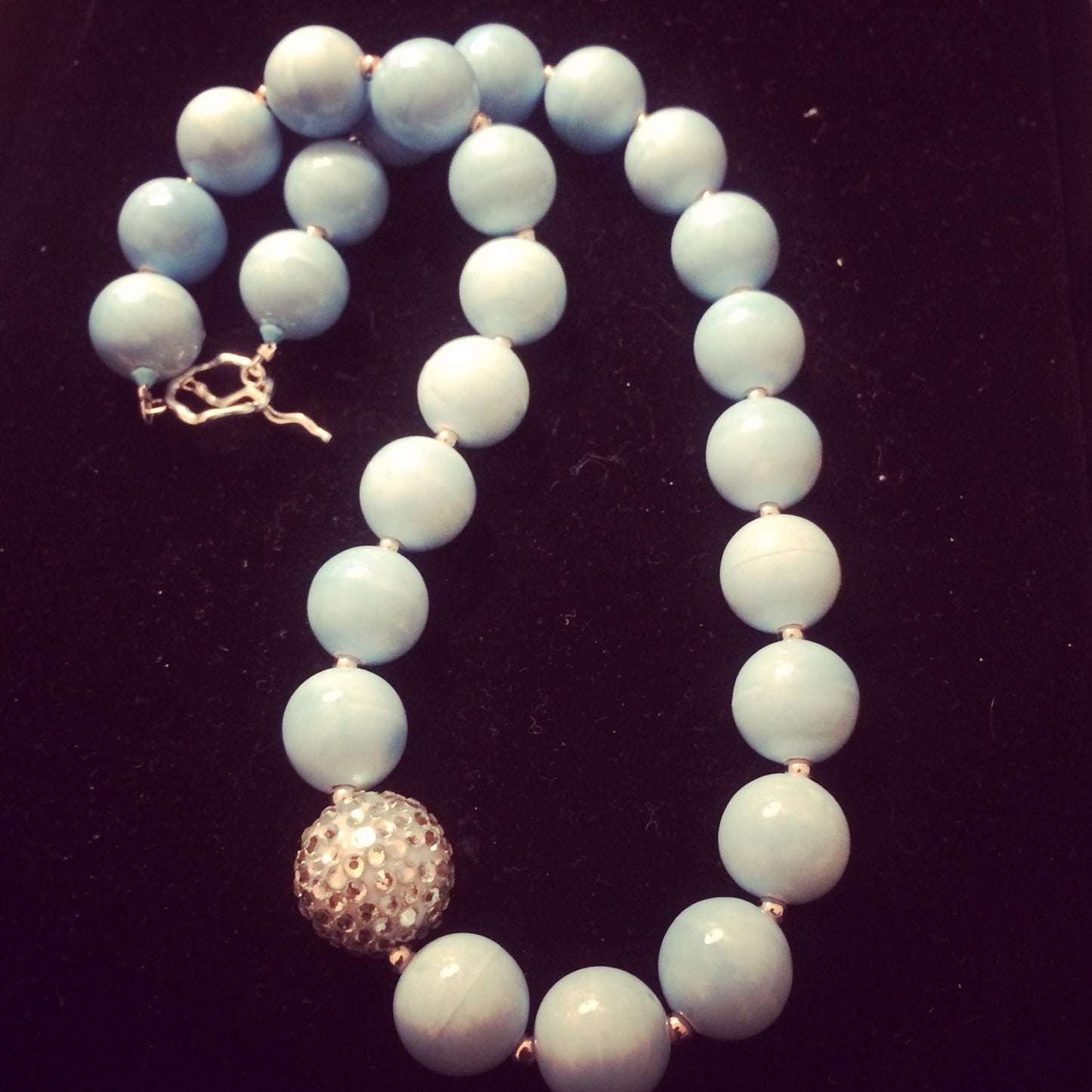 Copper and Pearl Necklace