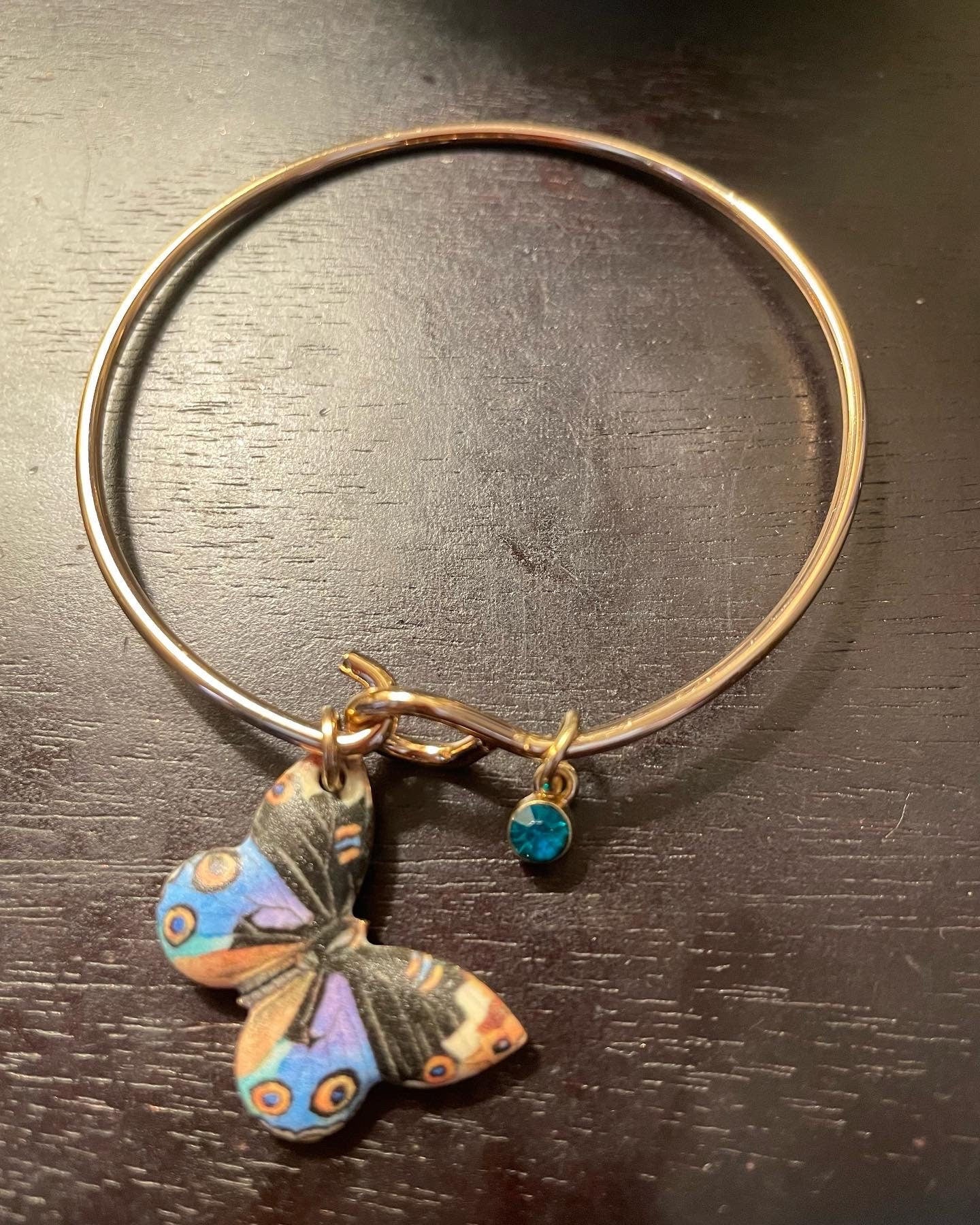 Colorful Butterfly Bangles
