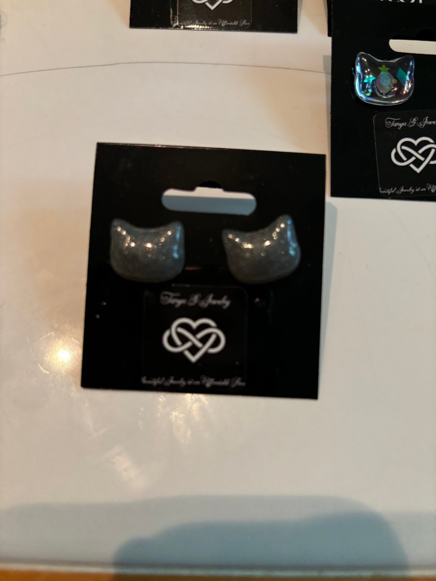 Cat Stud Earrings