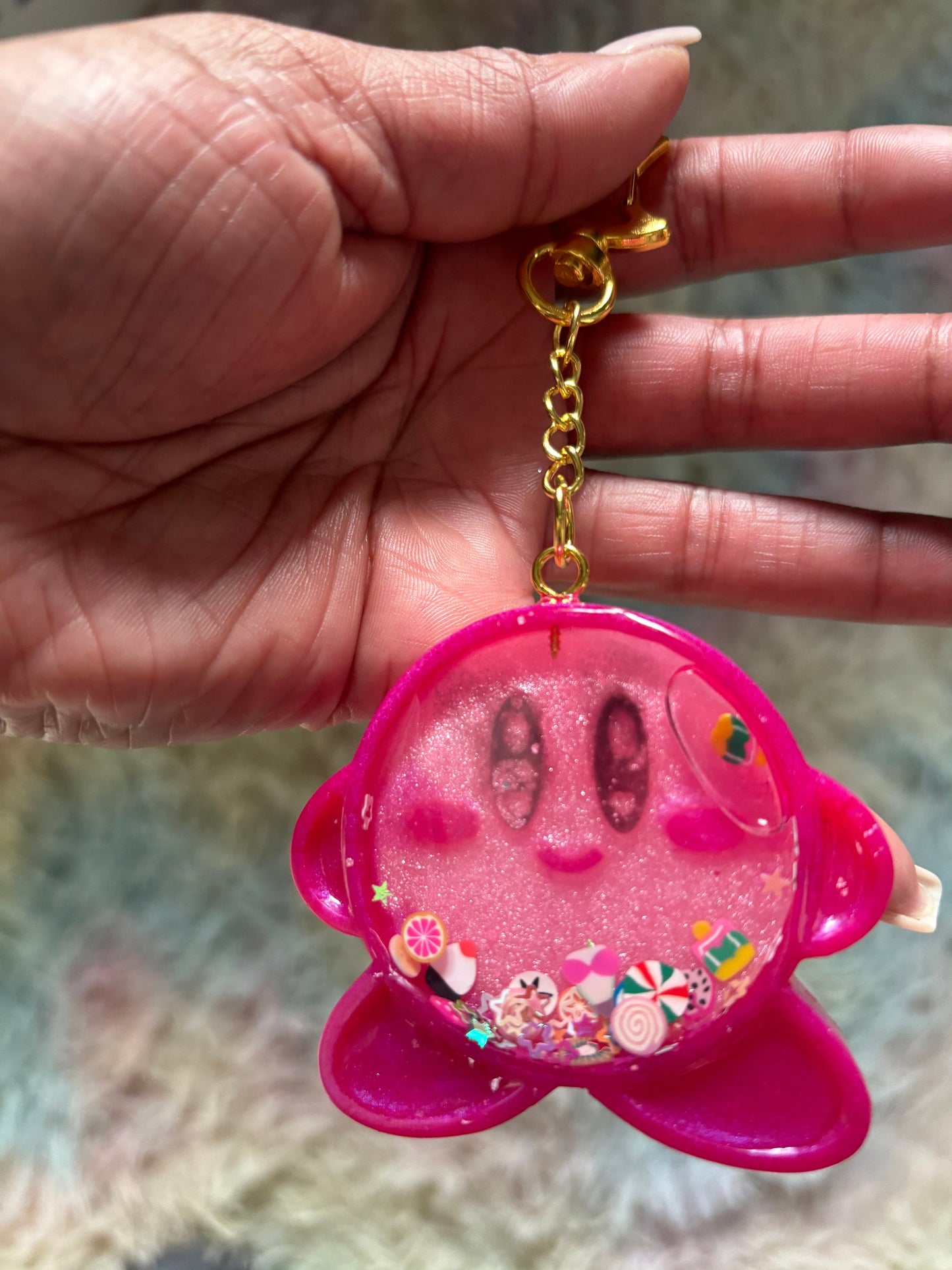 Kirby Resin Keychains