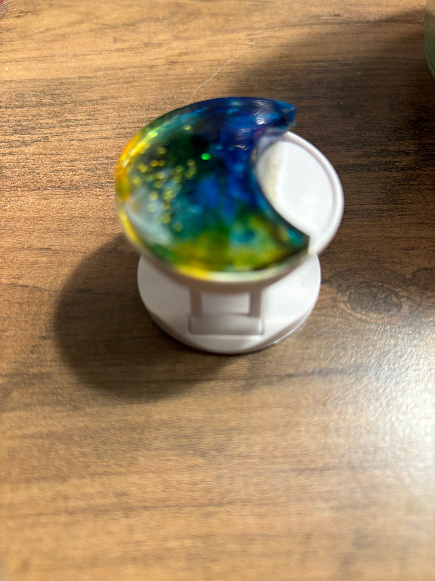 Crescent Moon Resin Phone Grippers