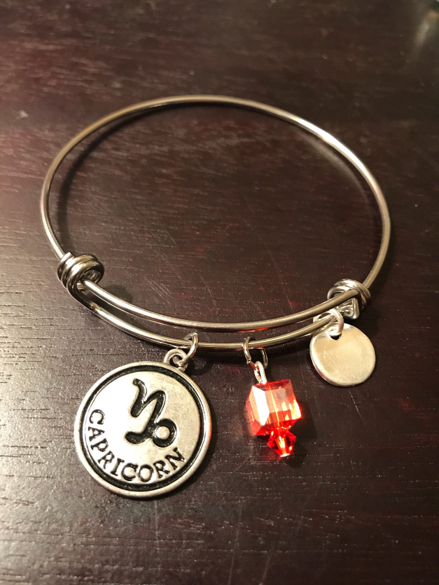 Zodiac Bangles with Birthstone Crystals