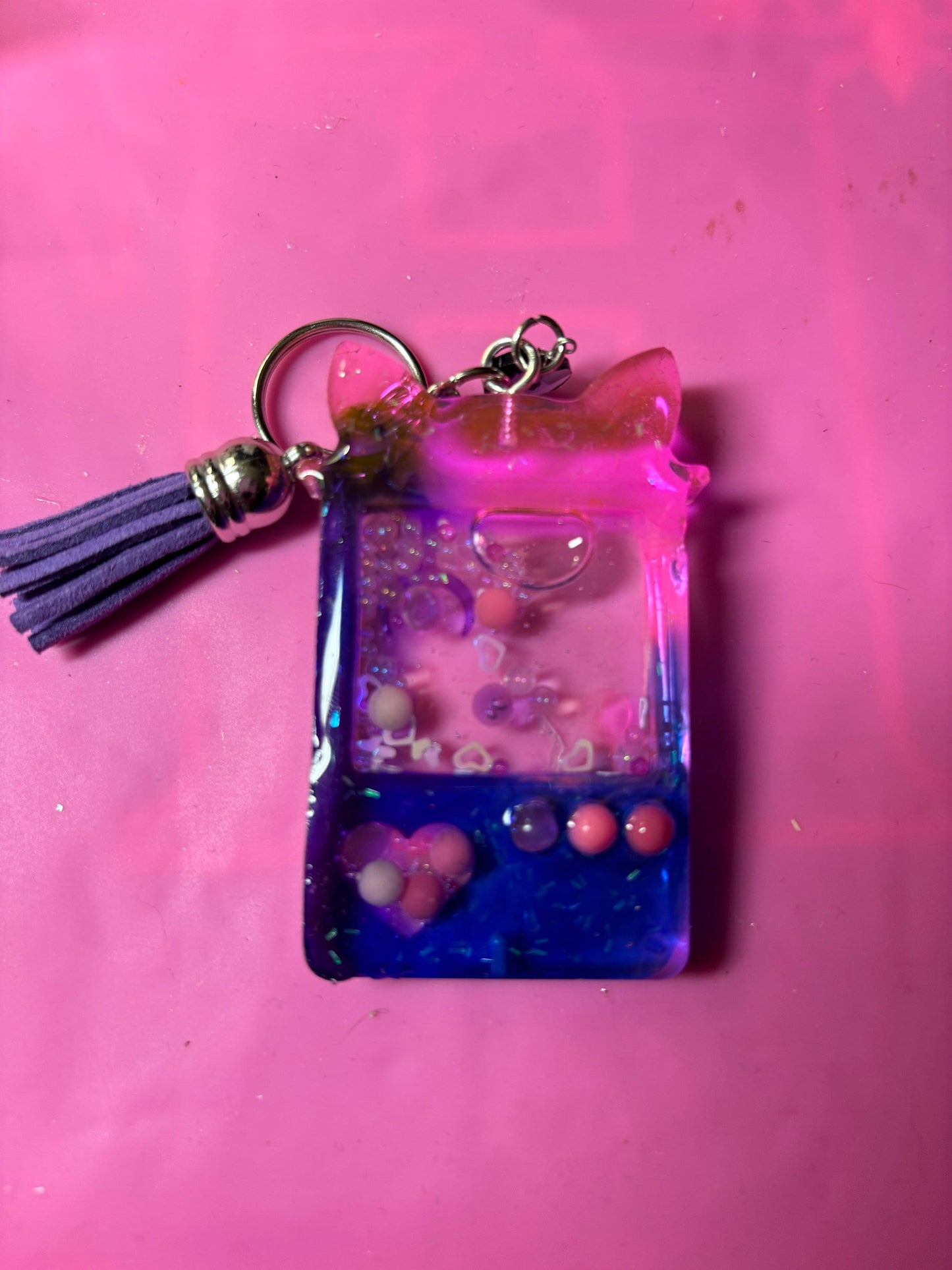 Shaker Resin Keychains