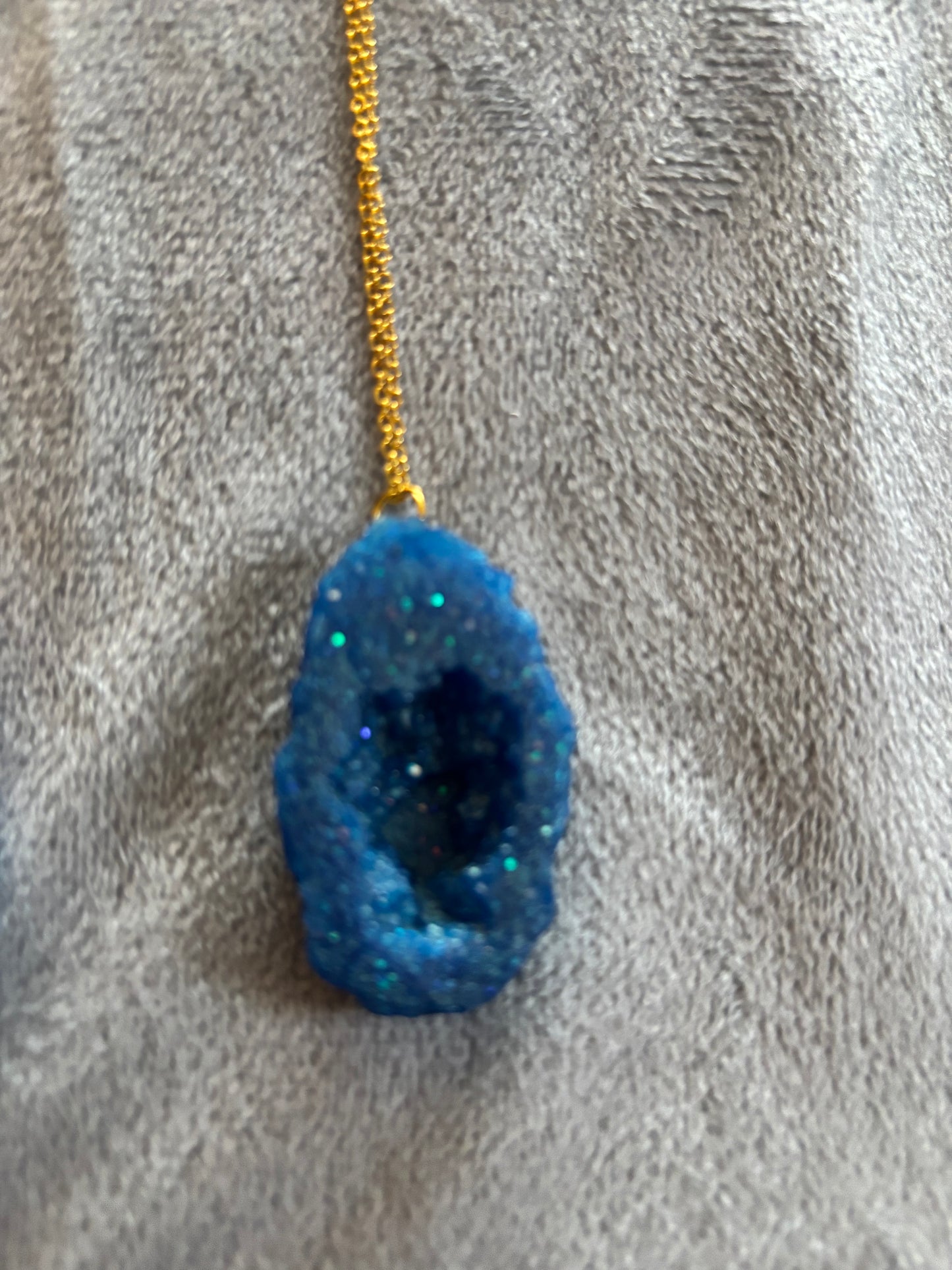 Druzy Resin Necklaces