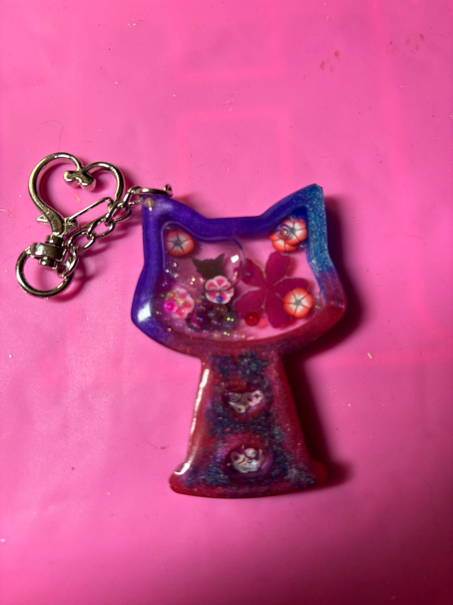 Shaker Resin Keychains
