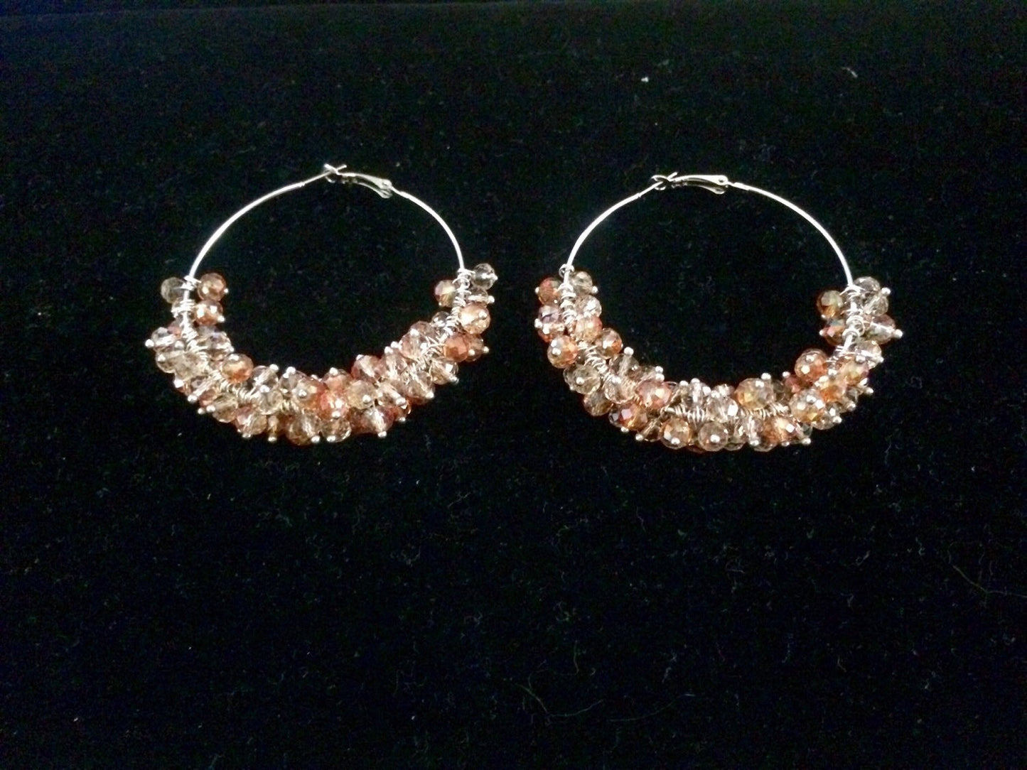 Autumn Sparkle Hoops