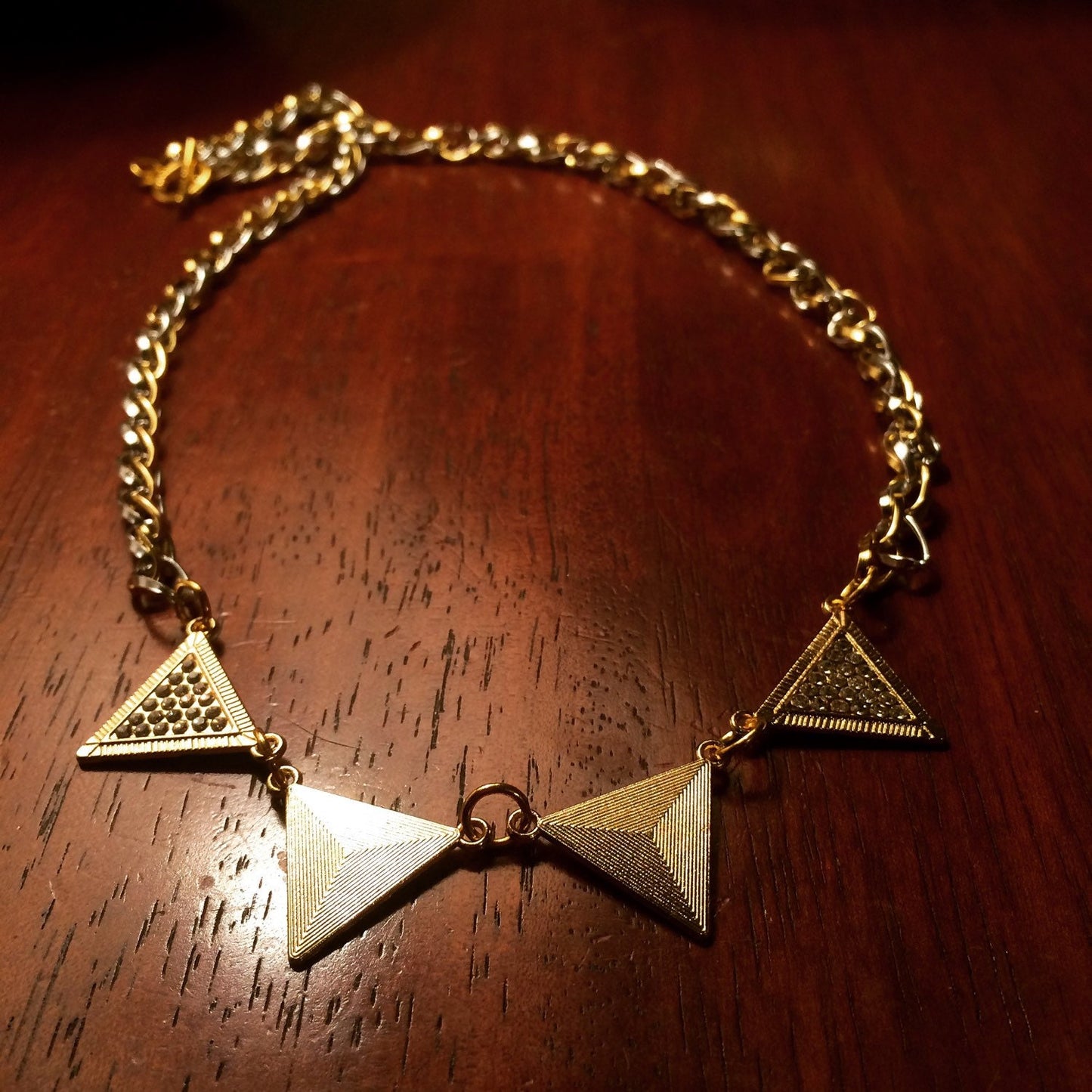 Geo Gold Necklace