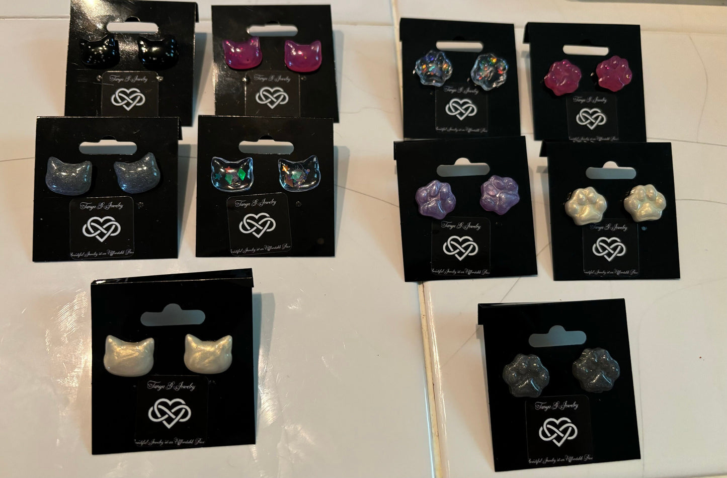 Cat Stud Earrings