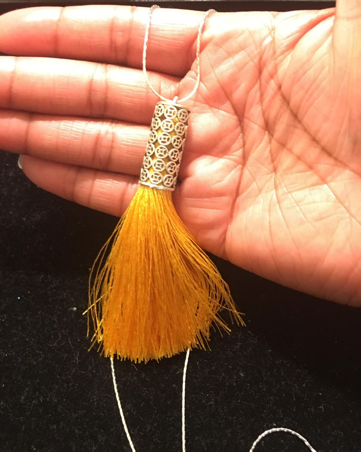 The Canary Tassel Necklace