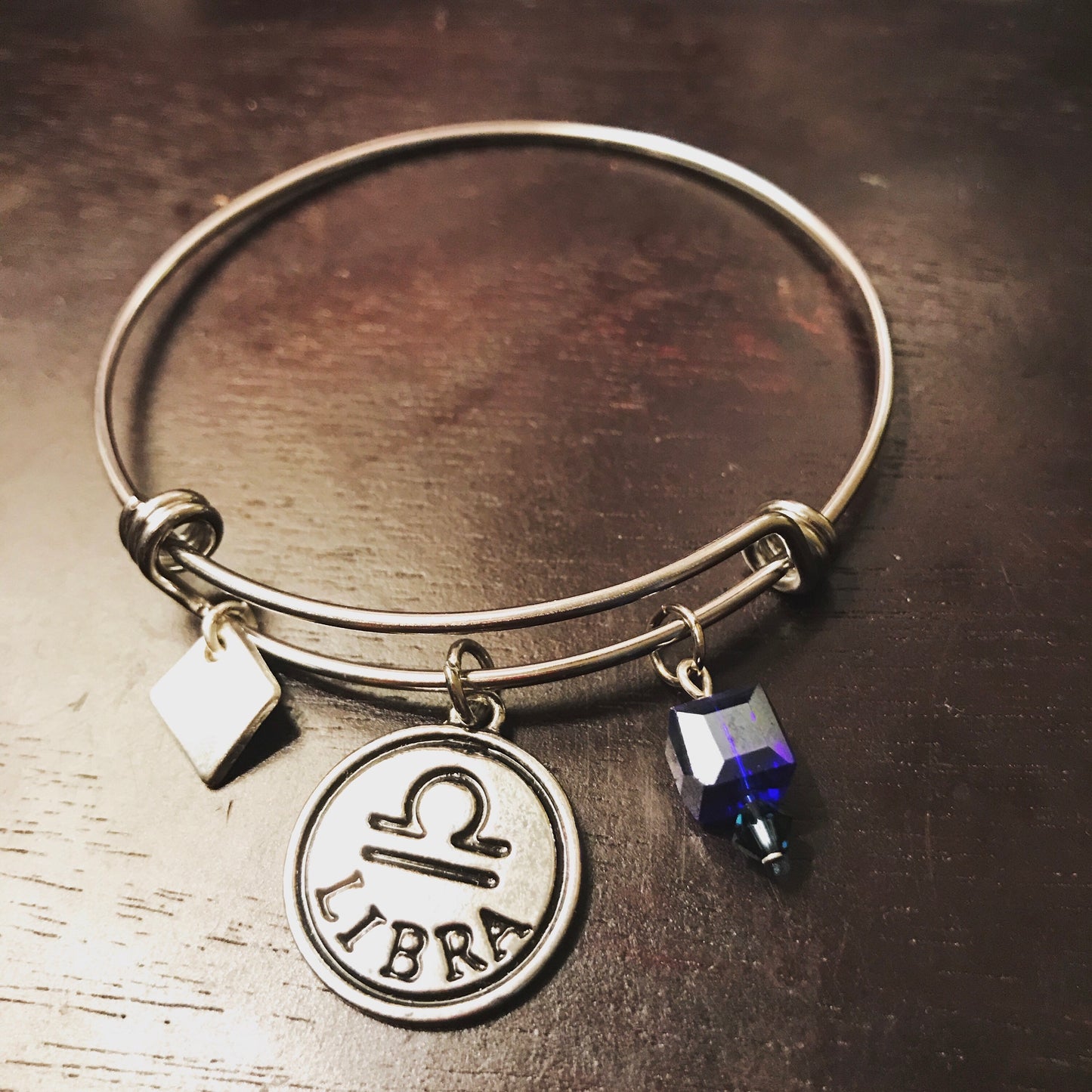 Zodiac Bangles with Birthstone Crystals
