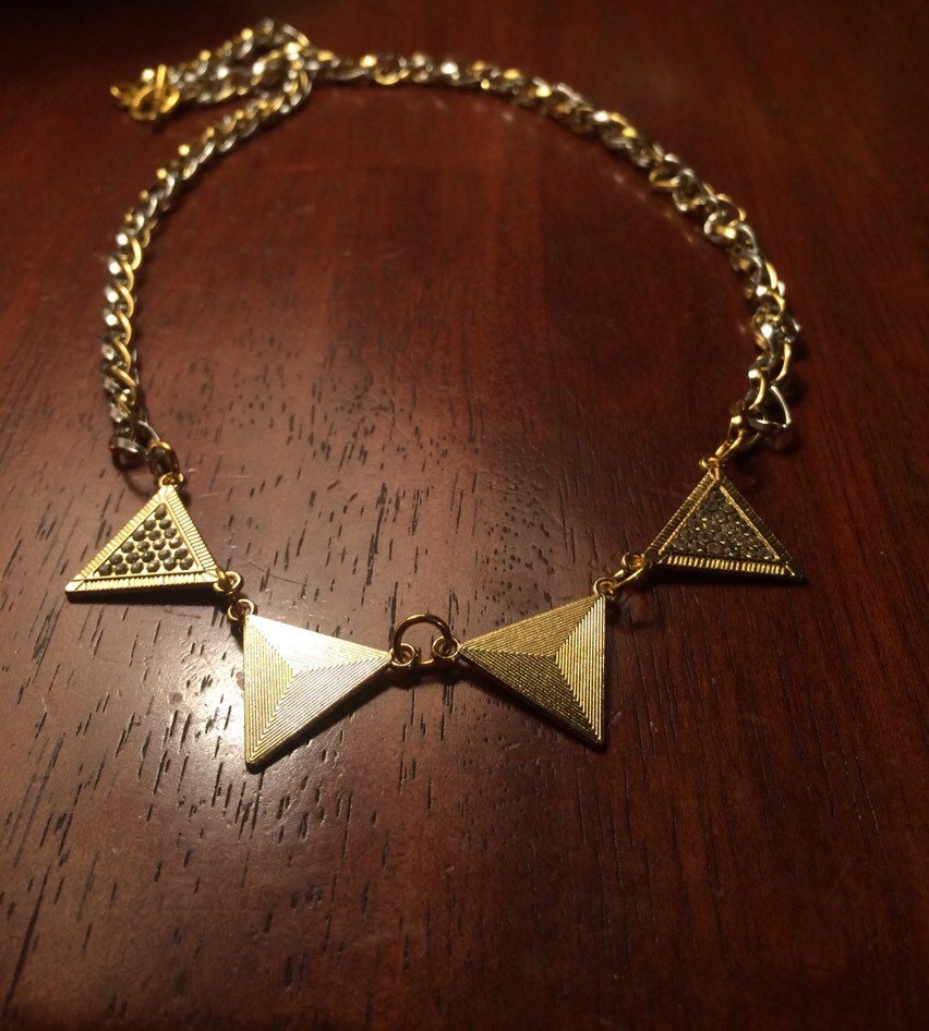 Geo Gold Necklace