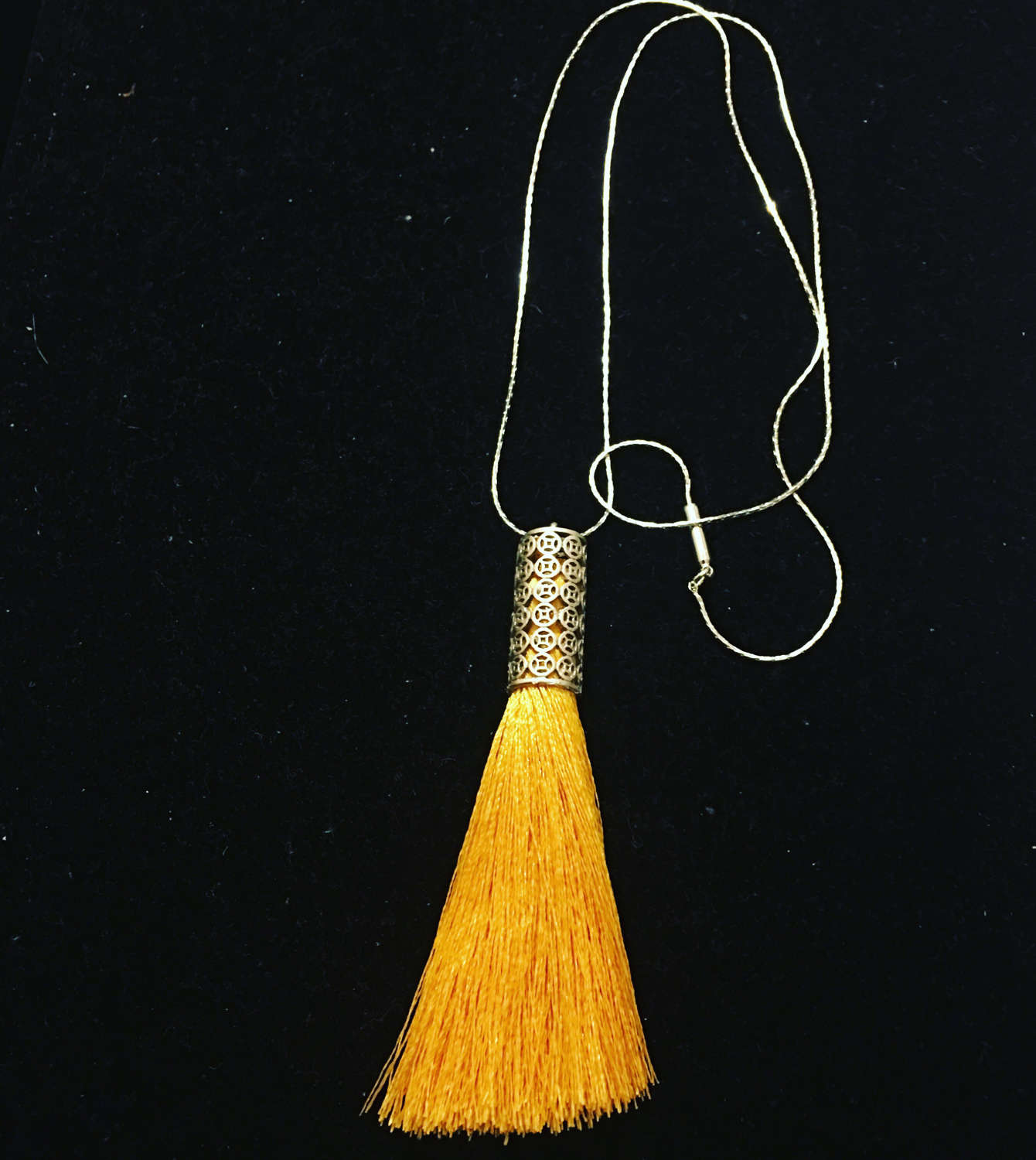 The Canary Tassel Necklace