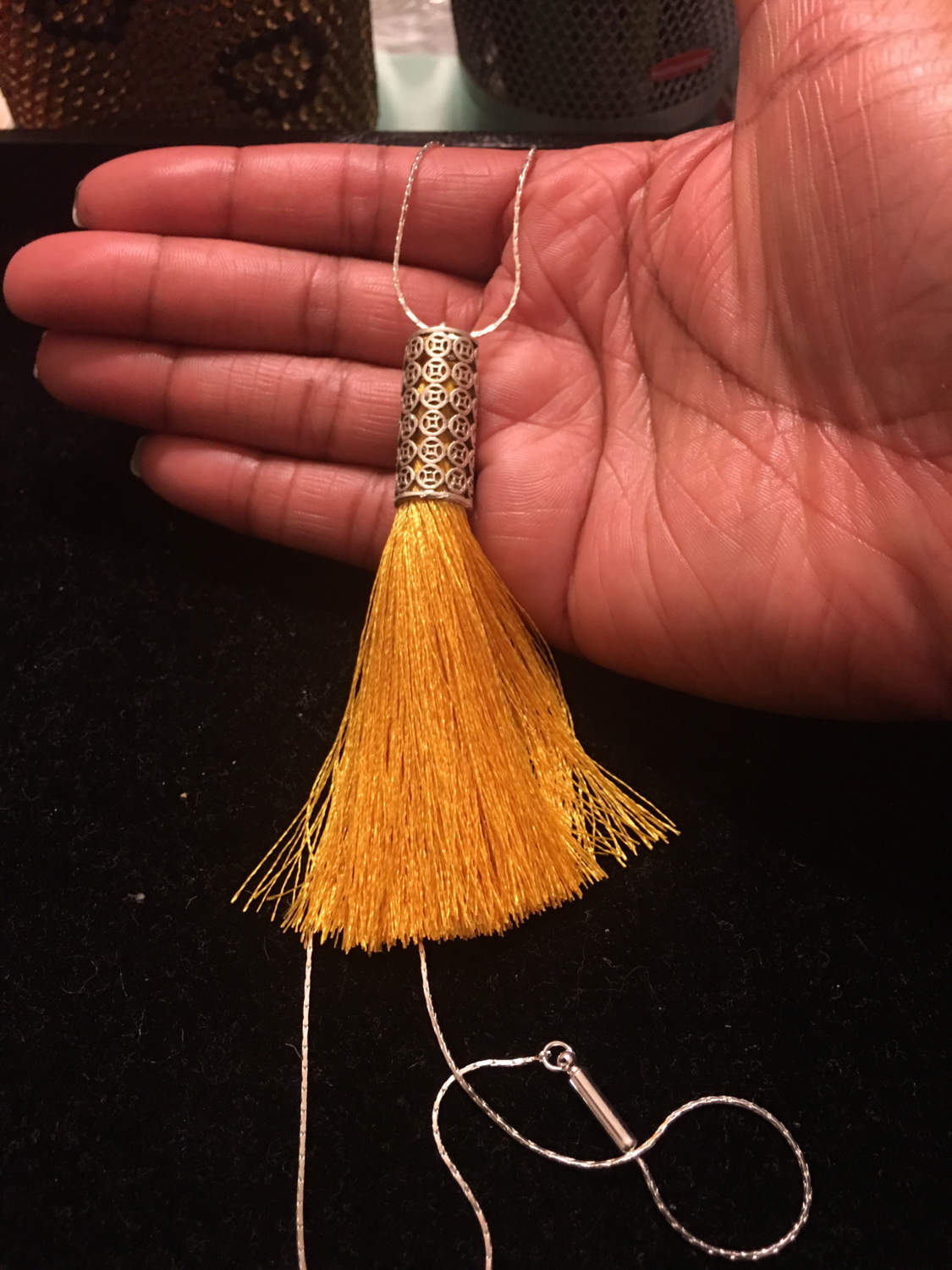 The Canary Tassel Necklace
