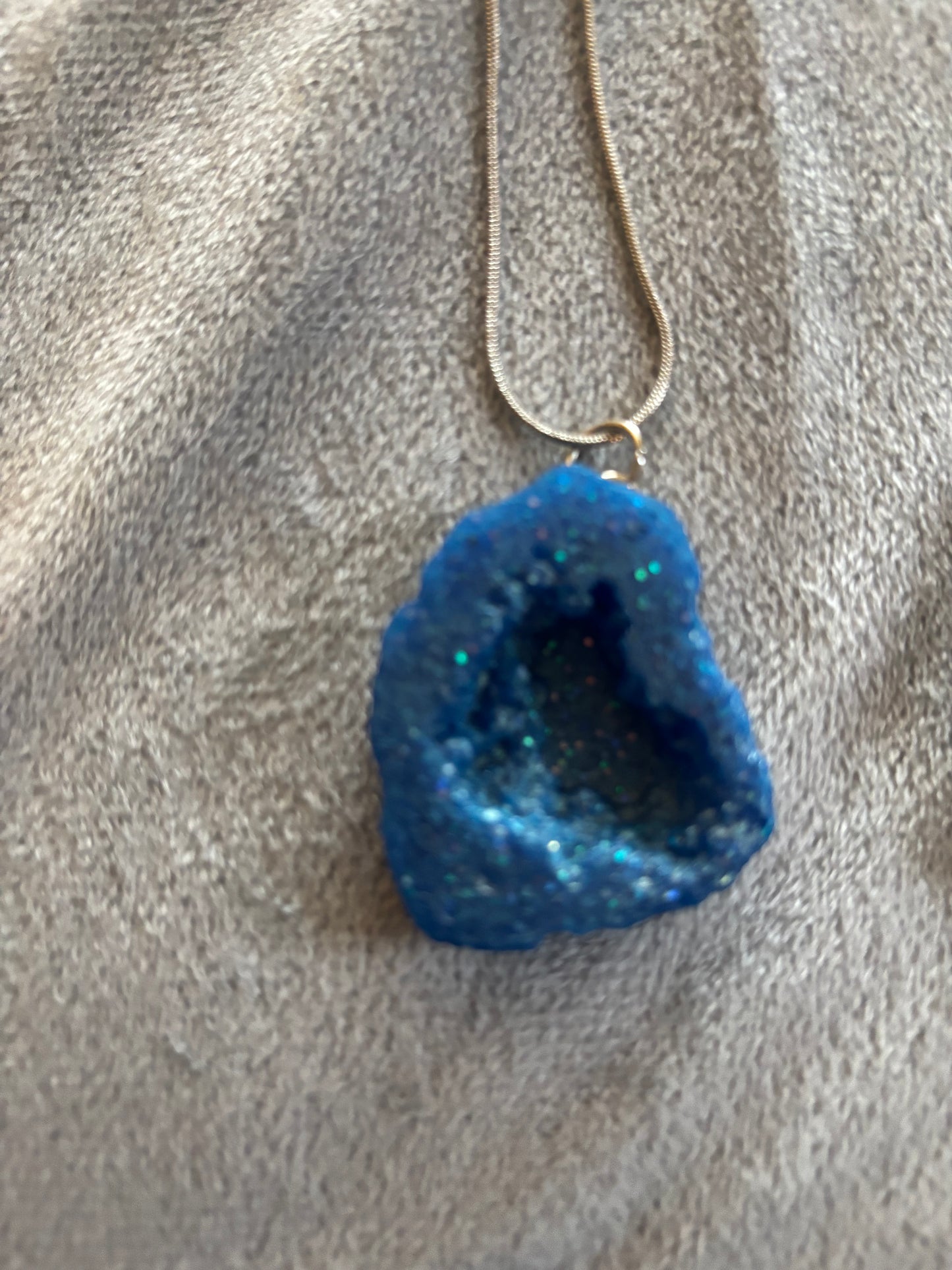 Druzy Resin Necklaces