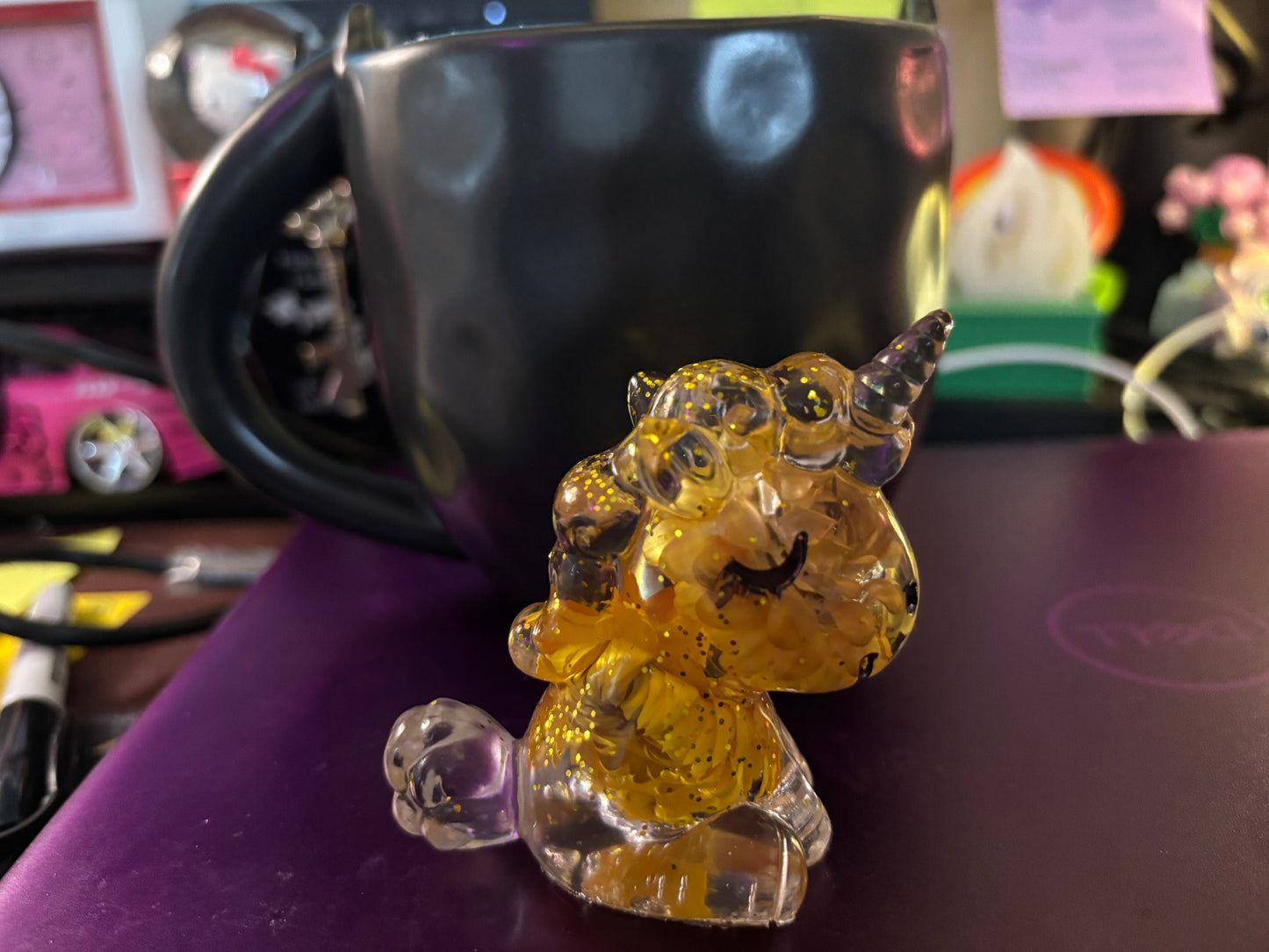Whimsical Resin Unicorn