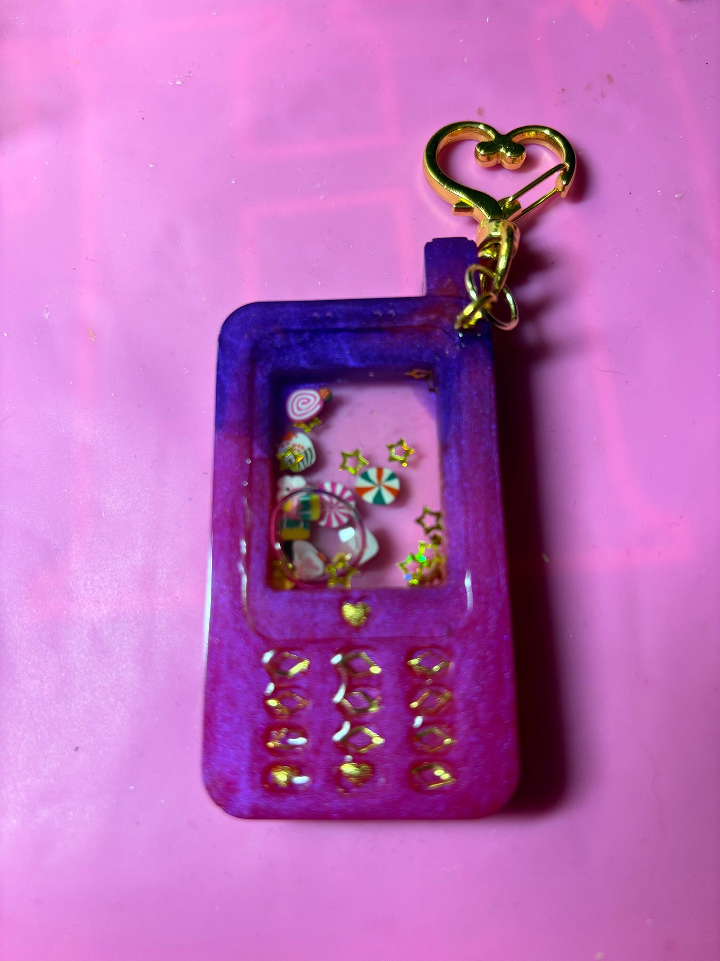 Shaker Resin Keychains