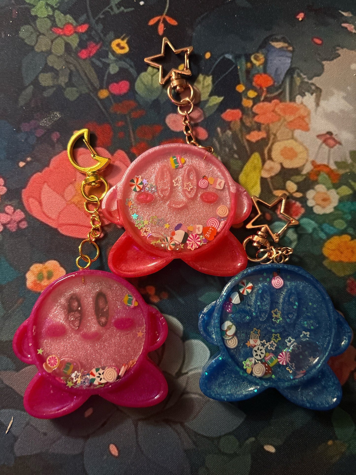 Kirby Resin Keychains