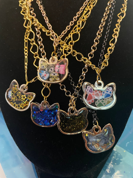 Cat Charm Necklaces