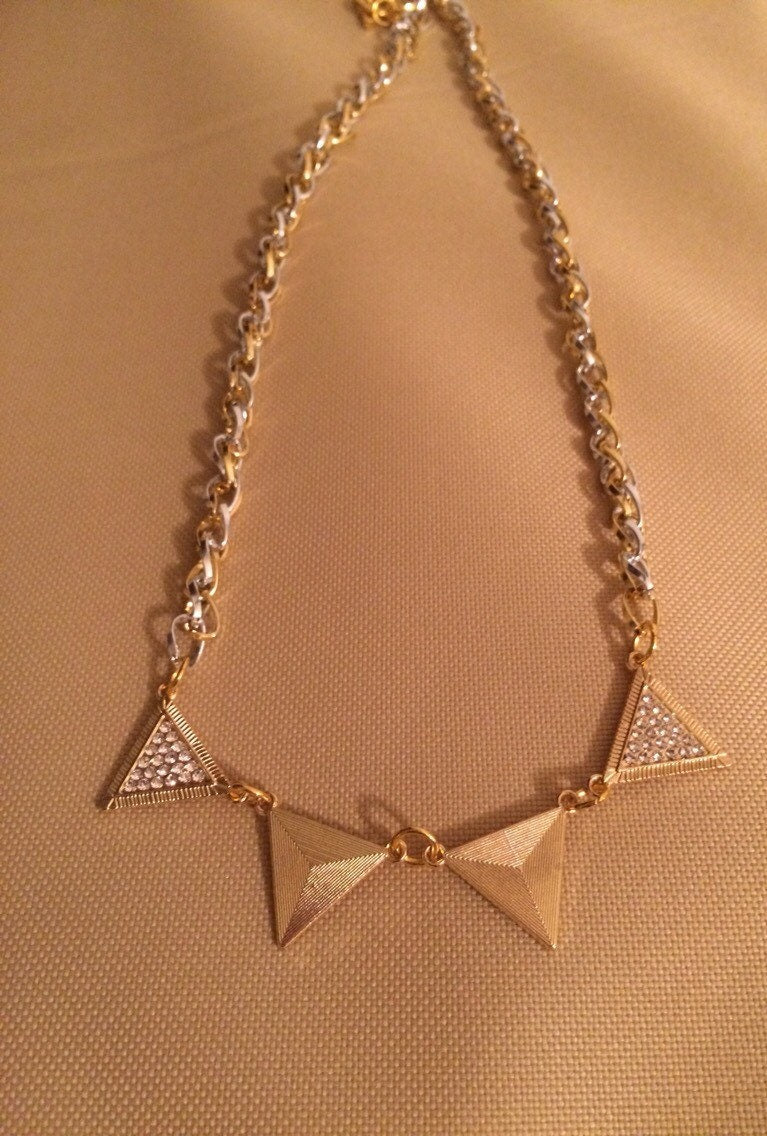 Geo Gold Necklace