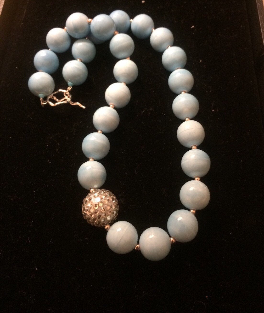 Copper and Pearl Necklace