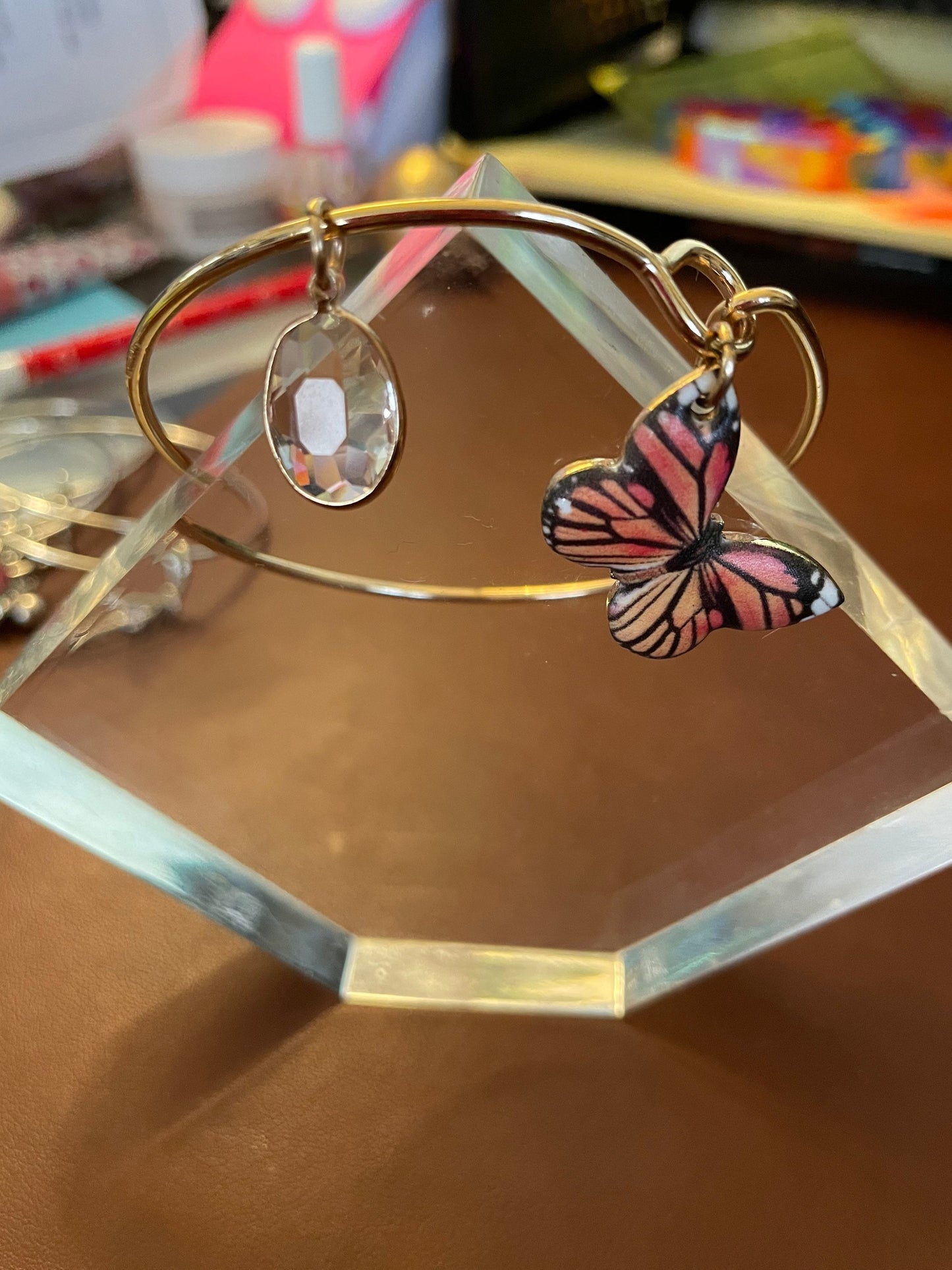 Colorful Butterfly Bangles
