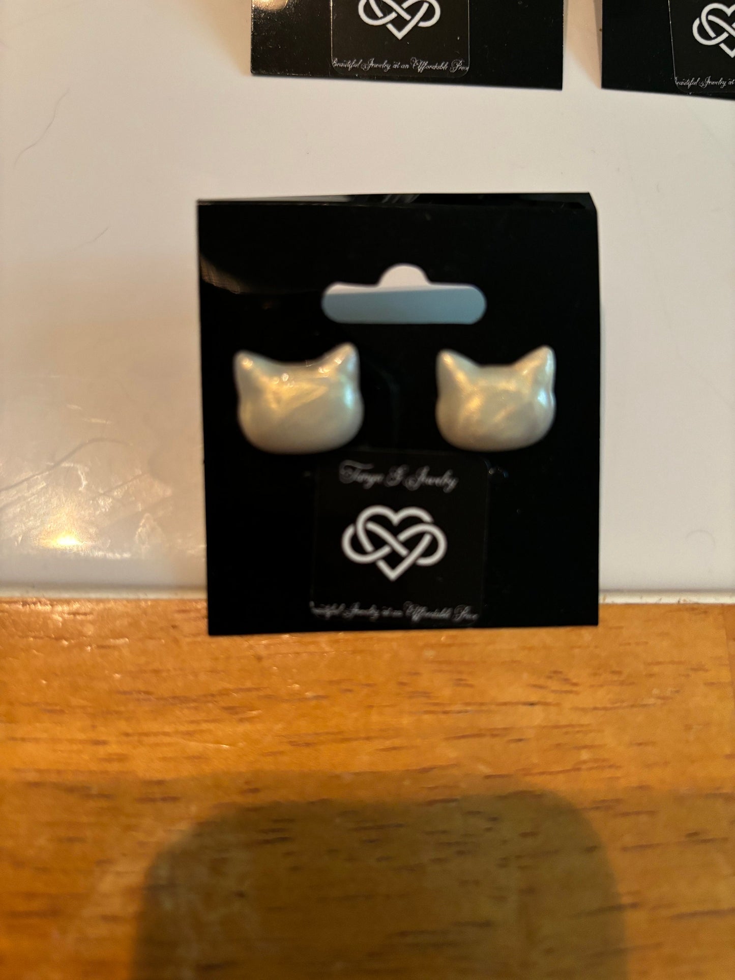 Cat Stud Earrings