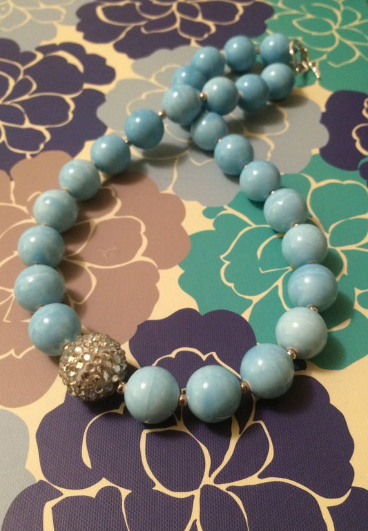 Copper and Pearl Necklace